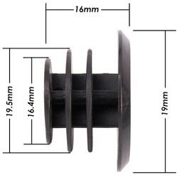 TPC Bicycle Handlebar End Bar Cap Plugs Set of 4 (Red)