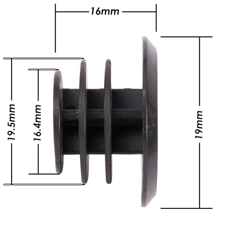 TPC Bicycle Handlebar End Bar Cap Plugs Set of 4