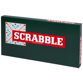 Scrabble Classic: a reproduction of the original 1950's design with wooden tiles | Classic Games | For 2-4 Players | Ages 10+, Red