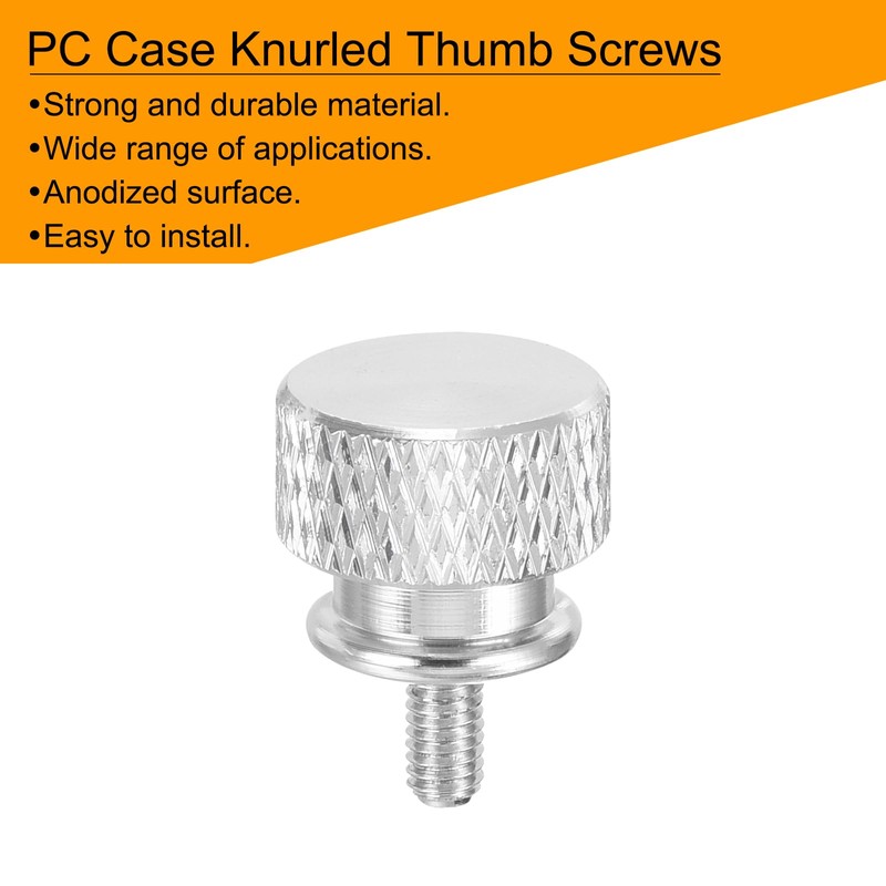 QUARKZMAN Pack of 12 M3 x 6 mm Knurled Thumb