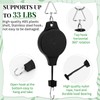 Yotako 2 Pack Hanging Basket Pulley, Heavy Duty Adjustable Plant