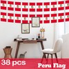 Peru String Flag Pennant Banner - 38 Flags, 42 Feet