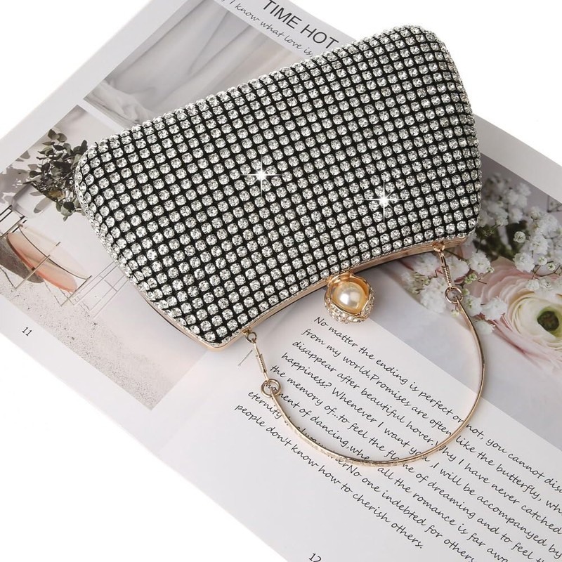 Baisikou 3-way Party Bag, Women's, Wedding Bag, Pearl, Handbag, Clutch