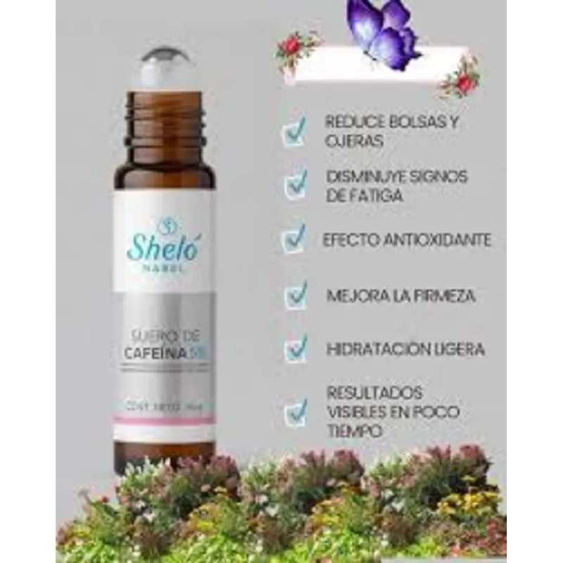 Shelo Suero Ojos Cafeína Unisex Adiós Ojeras Desinflama