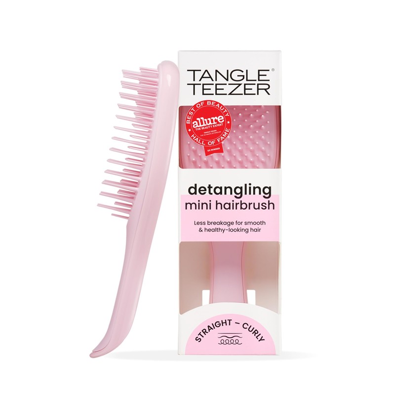 Tangle Teezer Ultimate Detangler Mini Hair Brush, Millennial Pink