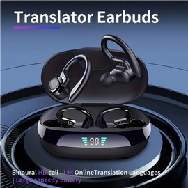 OlantaTrade Solution 144 Language Translation Earbuds, Real-Time AI Sport Headphones, Wireless