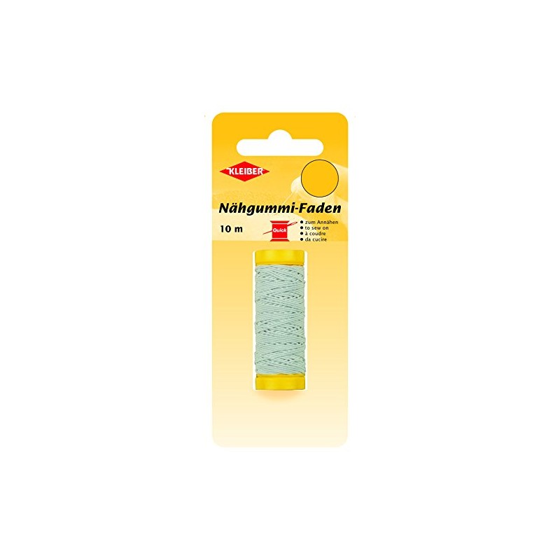 Kleiber Elastic thread 10m, White, Polyester blend, 14 x 6