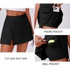 PINSPARK Tennis Skorts for Woman High Waisted Golf Skirt with