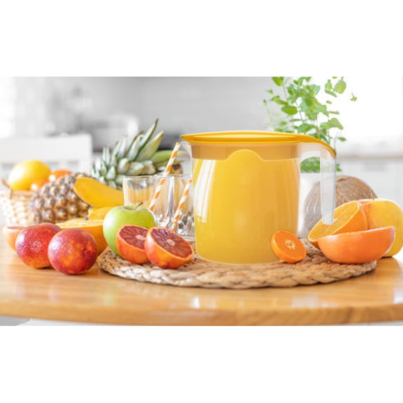 1 Liter Plastic Water Fruit Juices Jug Milk with Lid