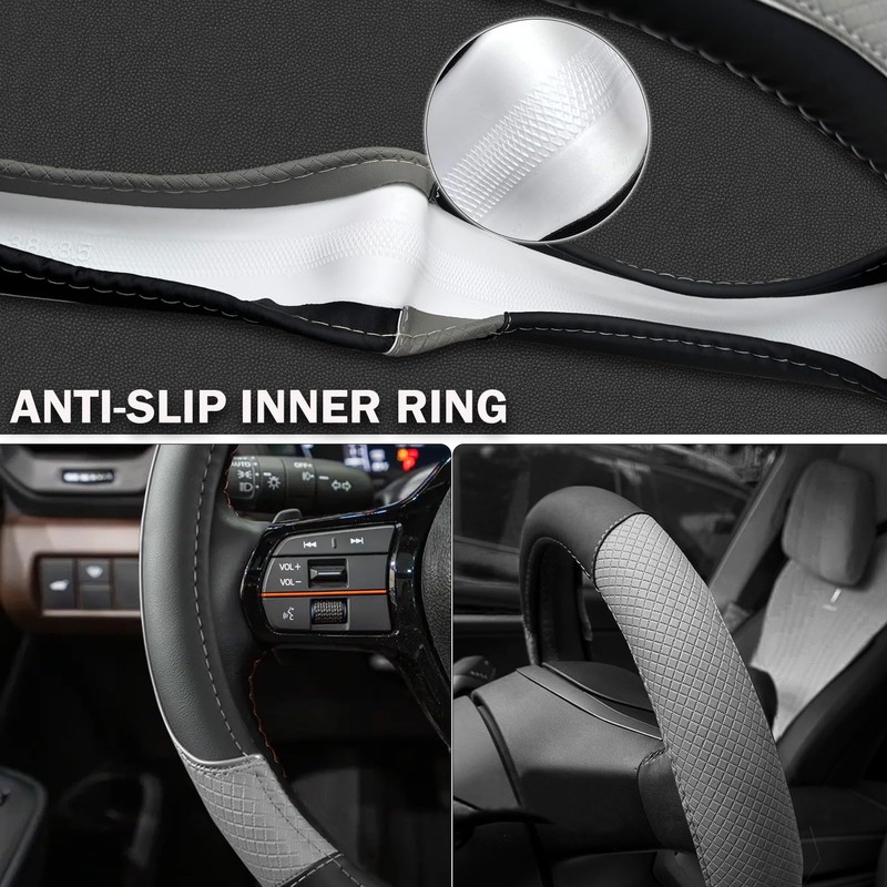 14.5-15'' Steering Wheel Cover for Chevy Silverado Colorado Equinox Trim