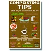 Composting Tips - NEW Health Think Green Self Help POSTER