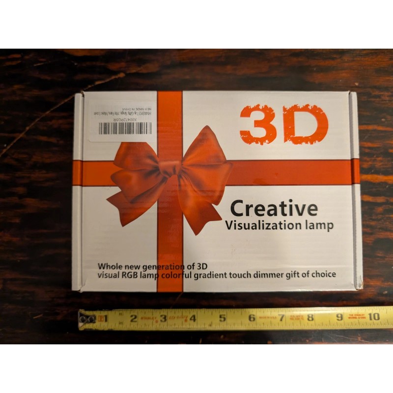 Unbranded 3D Creative Visualization LED Lamp SWIFTIE w Remote &