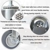 AAGUT 3 Inch Caster Wheels with Locking Brakes, Rubber Heavy