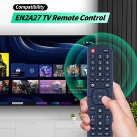 EN2A27 New TV Remote Control Replacement for Hisense 4K LED Smart TVs EN2A127H EN2A27HT EN2AN27H EN2AS27H EN2D27 EN33924HS EN33925A