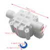 Wantane-4 Way Port Auto Shut Off Valve 1/4" Automatic Shut-Off