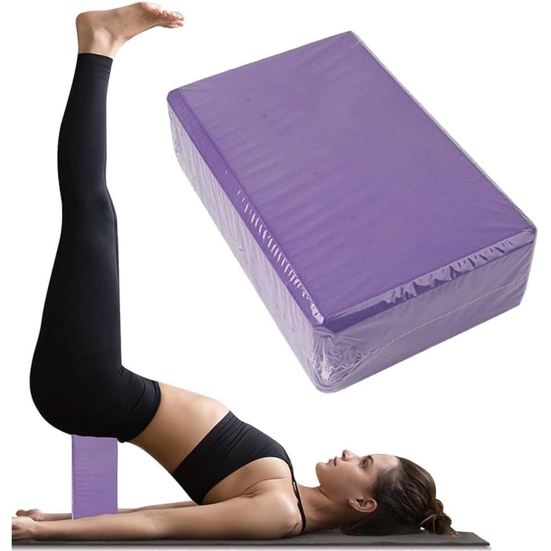 Dos piezas par bloques pilates de yoga espuma varios colores