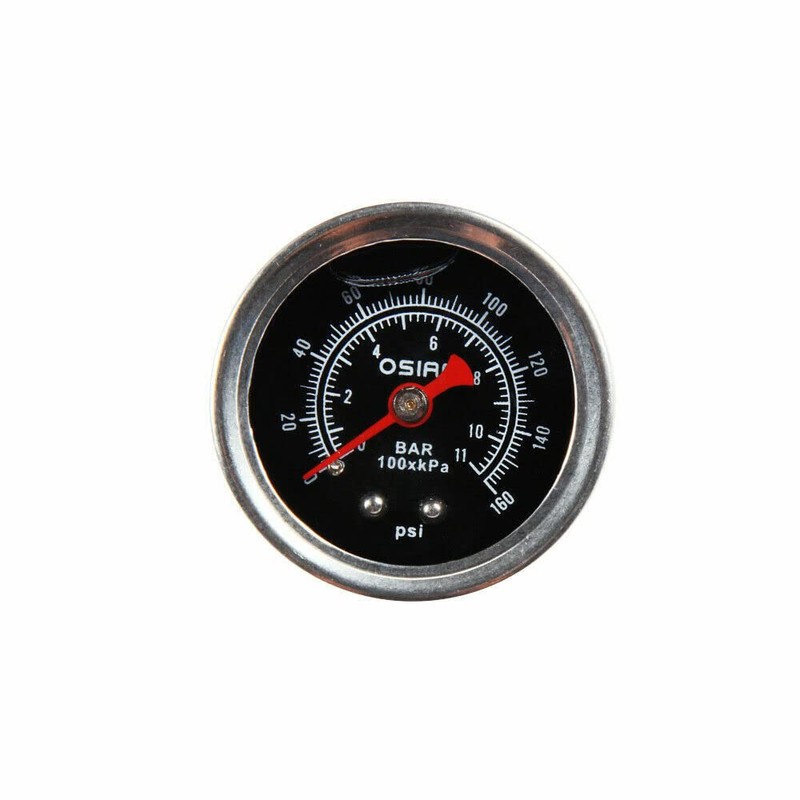 Adjustable Fuel Pressure Regulator Kit Oil 0-160psi Gauge 6AN Return