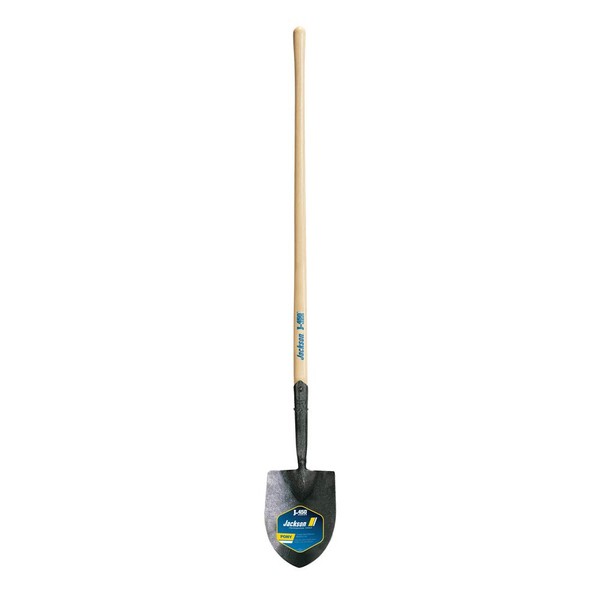 Jackson 1258200 J-450 Pony Round Point 7.25 in. Irrigation Shovel with 47 in. Hardwood Handle