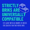 Strictly Briks Classic Stackable Baseplates 10" x 10" Building Brick