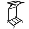 12U DJ Audio Mixer Stand Open Frame, Free Standing Rolling