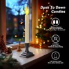 Meigic 6 Pcs Sensor Dawn to Dusk Window Candles, Flickering