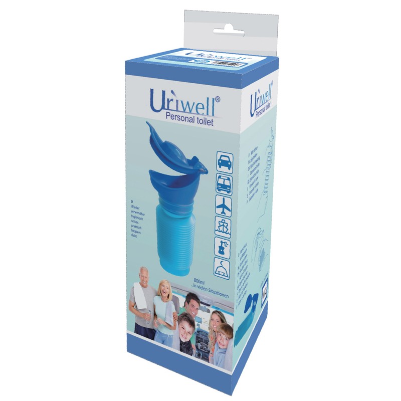 Uriwell + Happy Pi – Two 800 ml Urine Bottles
