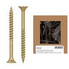 HELPMATE - Universal Countersunk Screws 4.5 x 50 Yellow Passivated