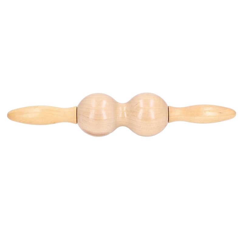 Wooden Meridian Massager Roll Stick Back Waist Neck Shoulder Spine