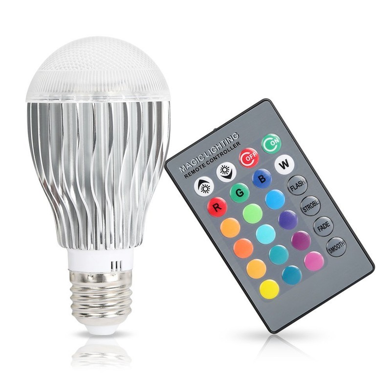 GPCT LED 9W Color Changing Bulb with 64 Levels of