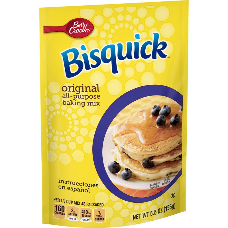 Betty Crocker Bisquick Original All-Purpose Baking Mix, 5.5 oz (Pack