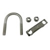 Universal Heavy Duty 1-1/2 Inch Stainless Exhaust U-Bolt Clamp, 1.5