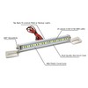 iJDMTOY 35-074-White License Plate Frame Mount 12V 24-SMD High Power