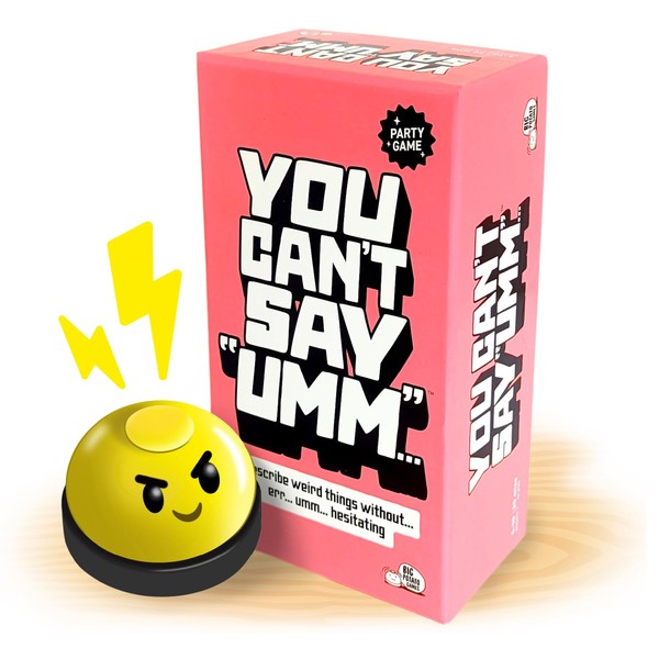 You Can’t Say Umm: A Party Game for Family and Adults, Board Game for Teenagers, Family Word Game, Must Have for Game Night, For 4-12 Players