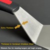 Professional Metal Spatula for Cast Iron Skillets and Flat Top