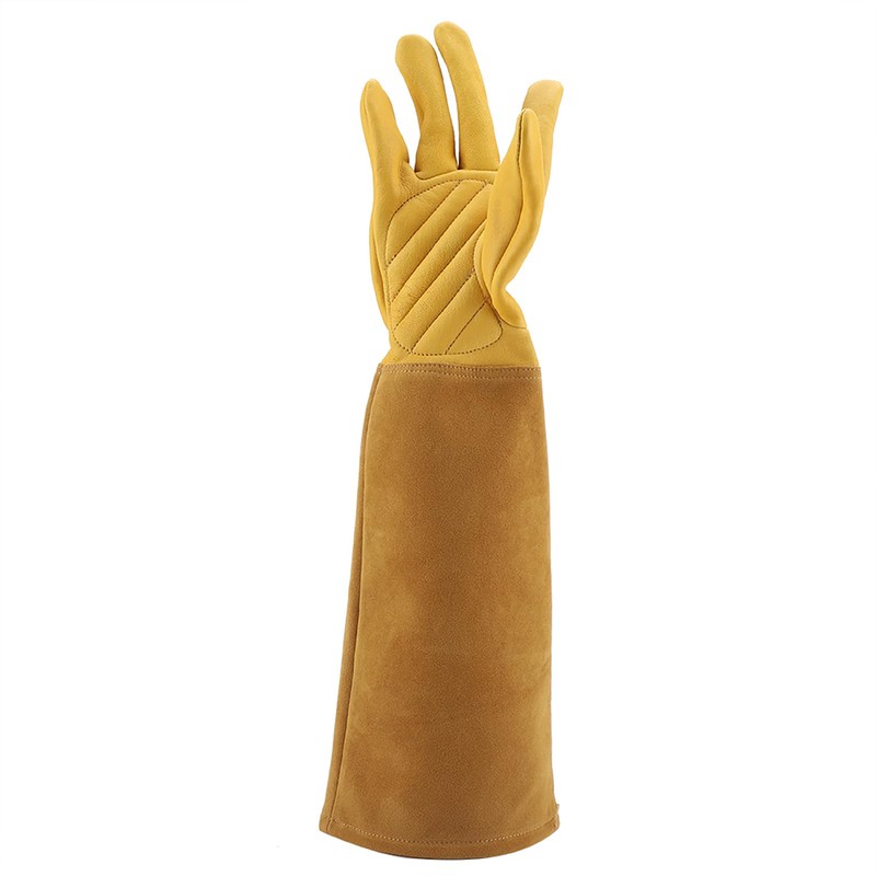 Professional Gardening Gloves Rose Pruning Gardening Leather Gloves Wearproof Puncture