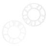2PCS Wheel Spacer 3.1in ID 5.9in OD 0.2in Thickness Aluminium