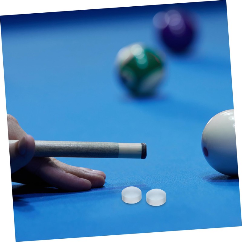BIUDECO 2pcs Billiard Cue Tips Billiard Pool Cue Tips for
