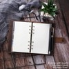 Leather Writing Journal Notebook Refillable, A6 Personal Size Traveler's Notebook