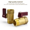 CBLDF Shut-off Valve 1/2 Inch, Pack of 2 Brass Stopcock,