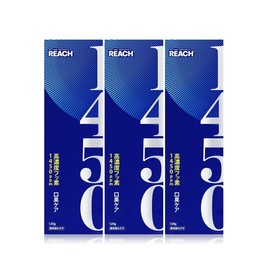 1,450 Toothpaste Bad Breath Care 4.2 oz (120 g), Set of 3, High Concentration Fluorine 1,450 ppm, Bad Breath Prevention, Toothpaste, Toothpaste