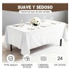 Mantel Rectangular Satinado Decoración De Mesa 145x300cm