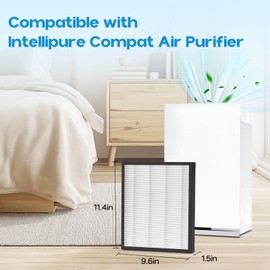 VALZONE Compact Pre Filter Replacement, Compatible with Intellipure Compact HEPA Purifier，2 Pack