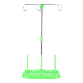Tenedores de hilos, 3 conos Soporte de hilo de bordado Soporte de carrete para máquinas de coser domésticas Accesorios de máquina de coser DIY Costura de artesanías acolchado(verde)