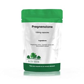 Pregnenolone (100mg) 120 Capsules, Cognitive Function & Memory, Mood & Emotional Balance, Healthy Stress Response, Hormonal Balance & Vitality, Energy & Endurance