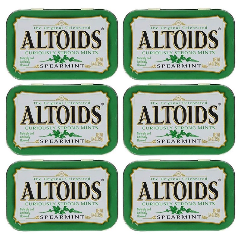 Altoids Curiously Strong Mints - Spearmint 1.76 oz (Pack of
