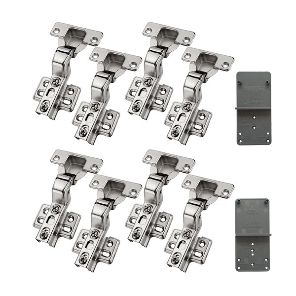 LOOTICH 105 Degree Fixed-On Inner Stop Pot Hinge Standard Hinges