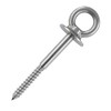 Eye bolt 8 x 100 1 piece stainless steel A4