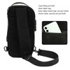 Sling Backpack USB Prevents Theft Waterproof Chest Shoulder Bags for