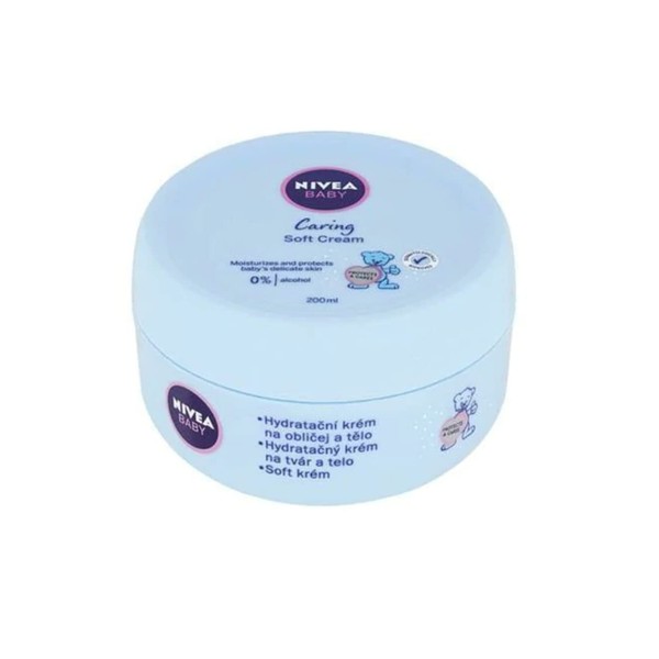 Nivea Baby Moisturizer for Face & Body 200ml [European Import] - 3 Count