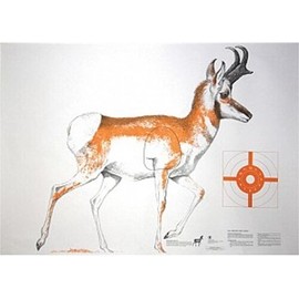 National Target NRA Pronghorn Antelope Life-Size Game Targets (HF 07920), 60" x 42" (2 folded)